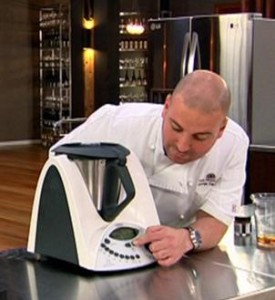 Thermogeorgie1 George Calombaris with the Thermomix